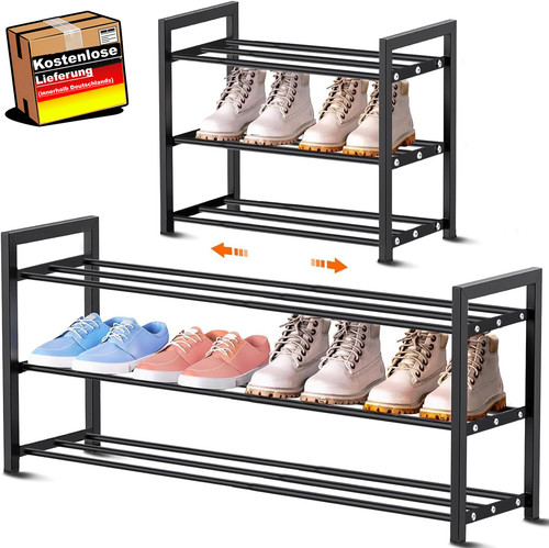 Ausziehbares schuhregal metall - ausziehbares,