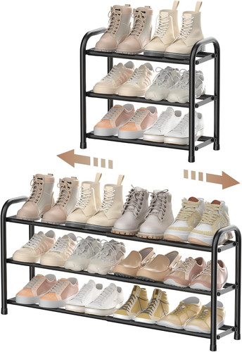 Schuhregal platzsparend 3 - platzsparend,,